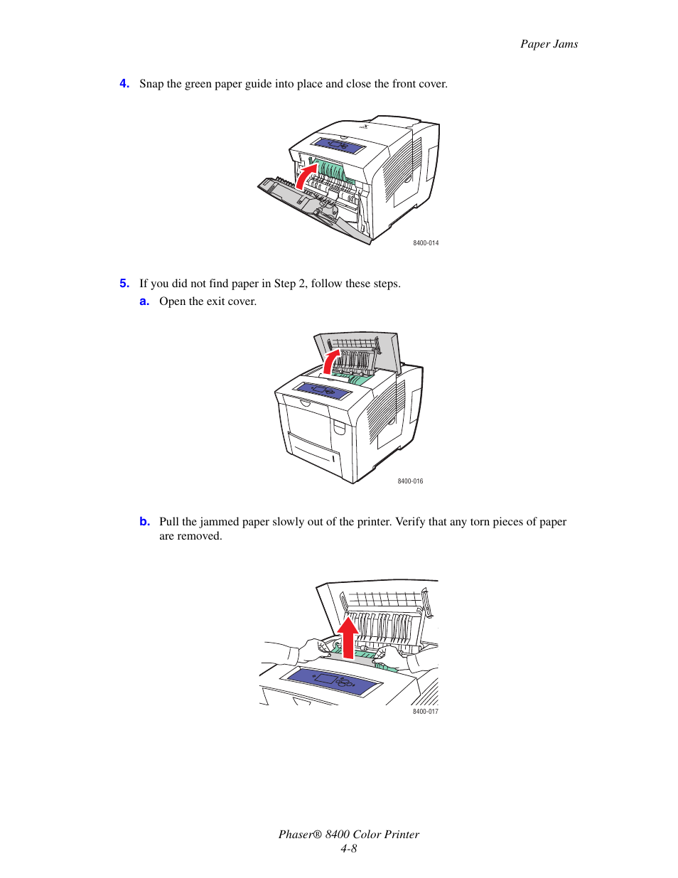 Xerox Phaser Color Printer 8400 User Manual | Page 149 / 203