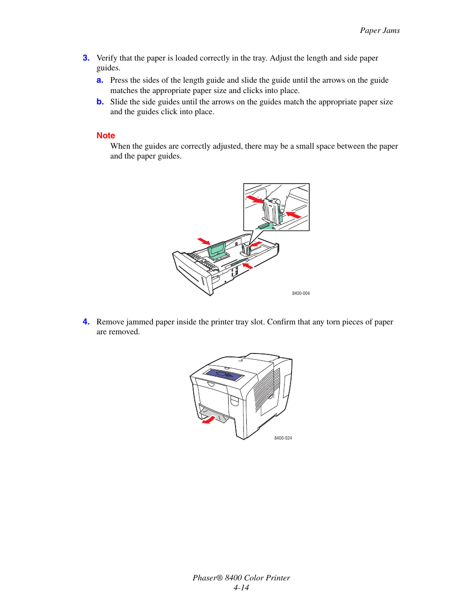 Xerox Phaser Color Printer 8400 User Manual | Page 155 / 203
