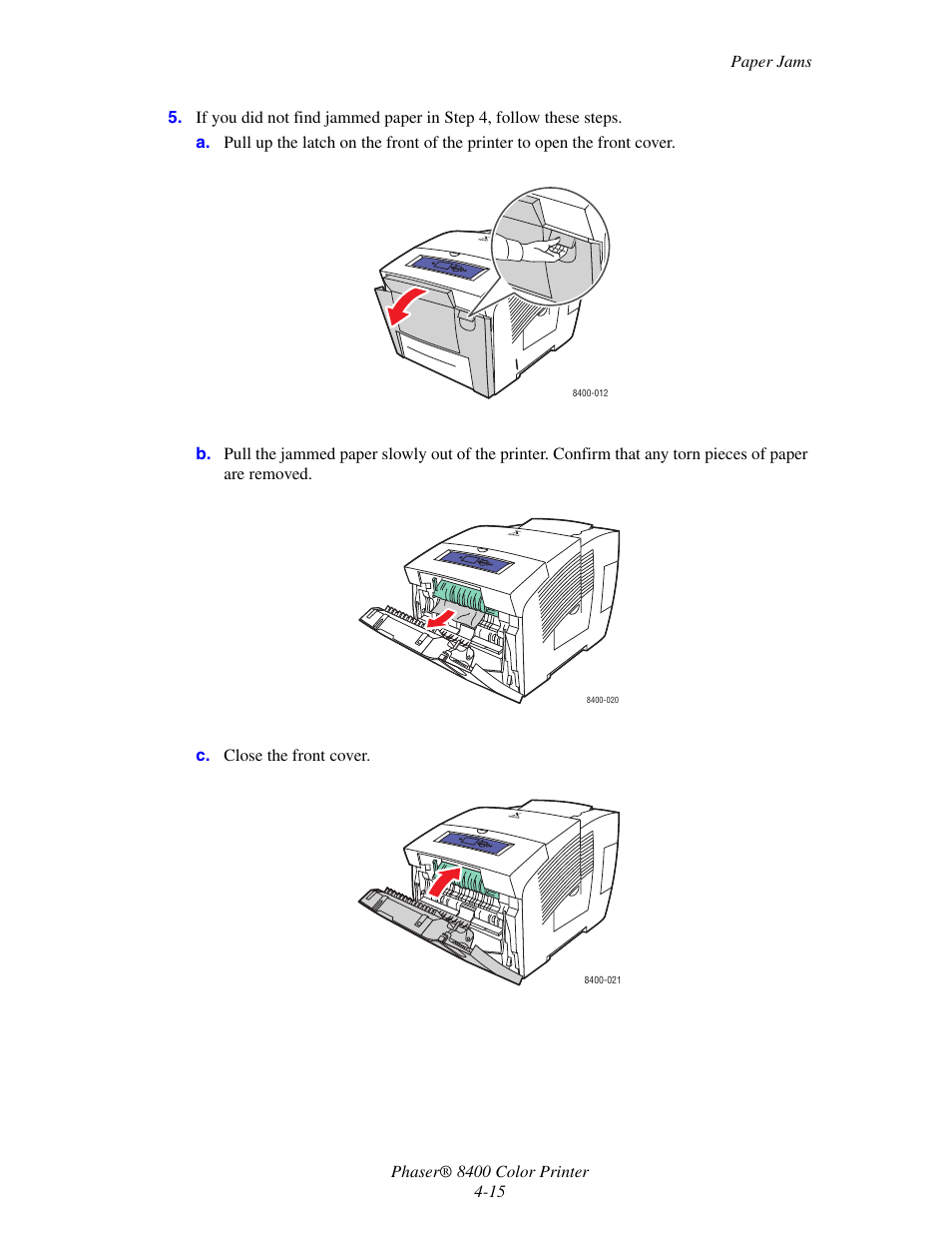 Xerox Phaser Color Printer 8400 User Manual | Page 156 / 203