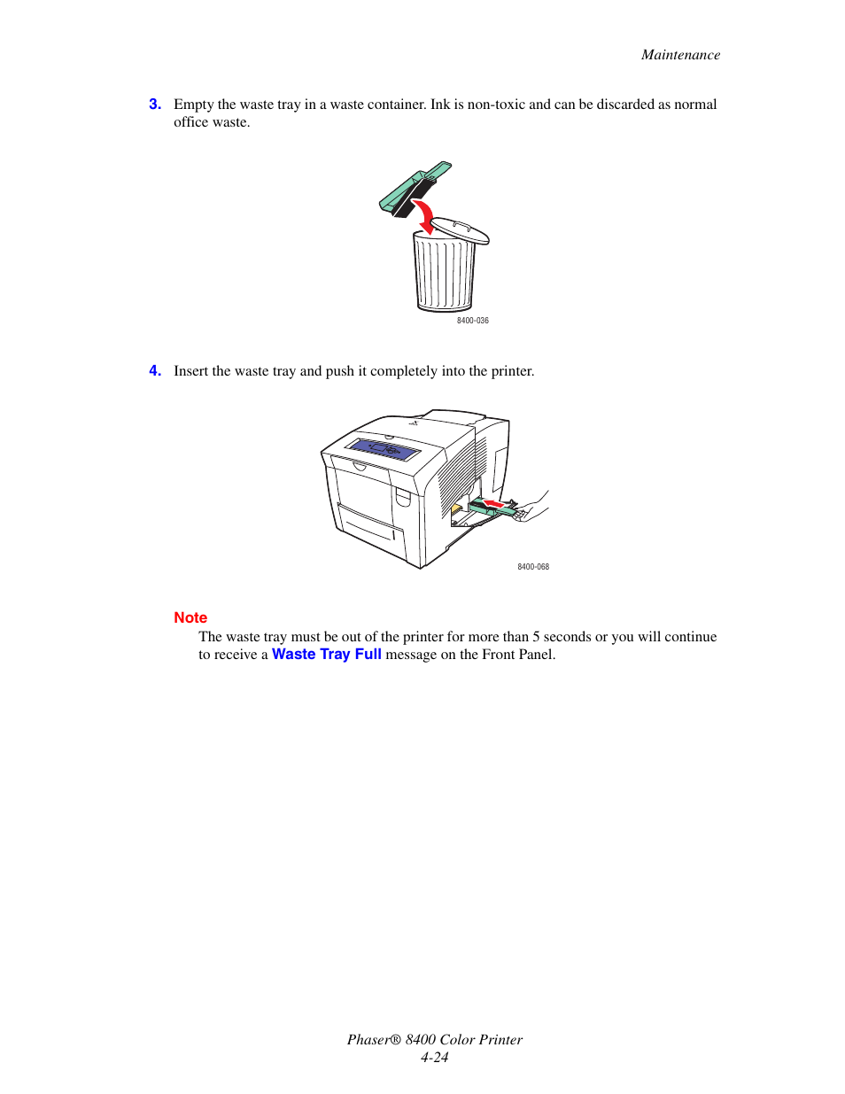 Xerox Phaser Color Printer 8400 User Manual | Page 165 / 203