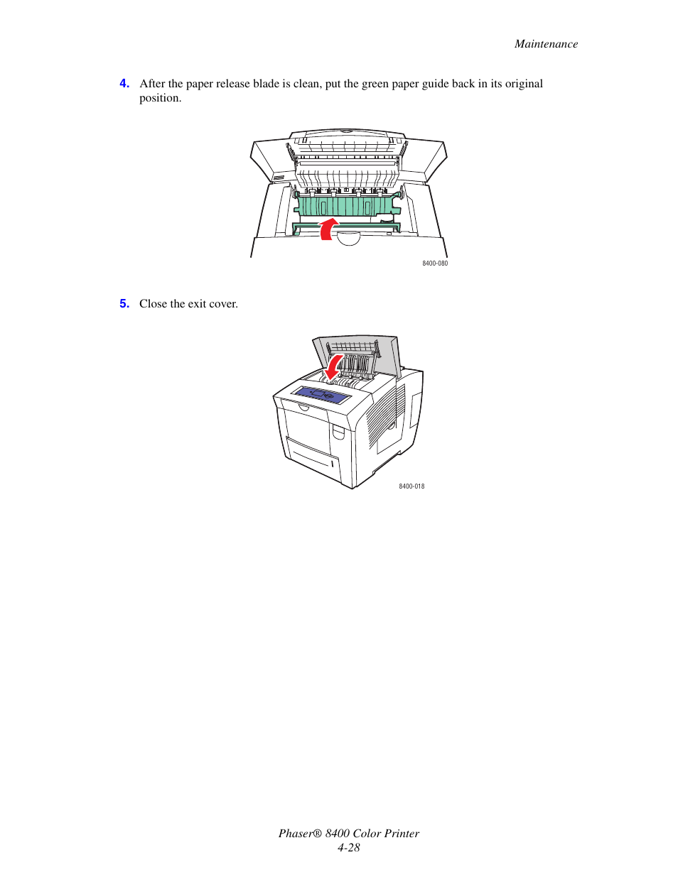 Xerox Phaser Color Printer 8400 User Manual | Page 169 / 203