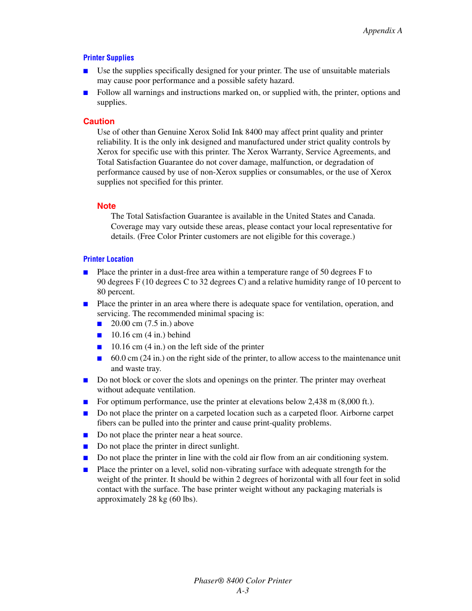 Xerox Phaser Color Printer 8400 User Manual | Page 186 / 203