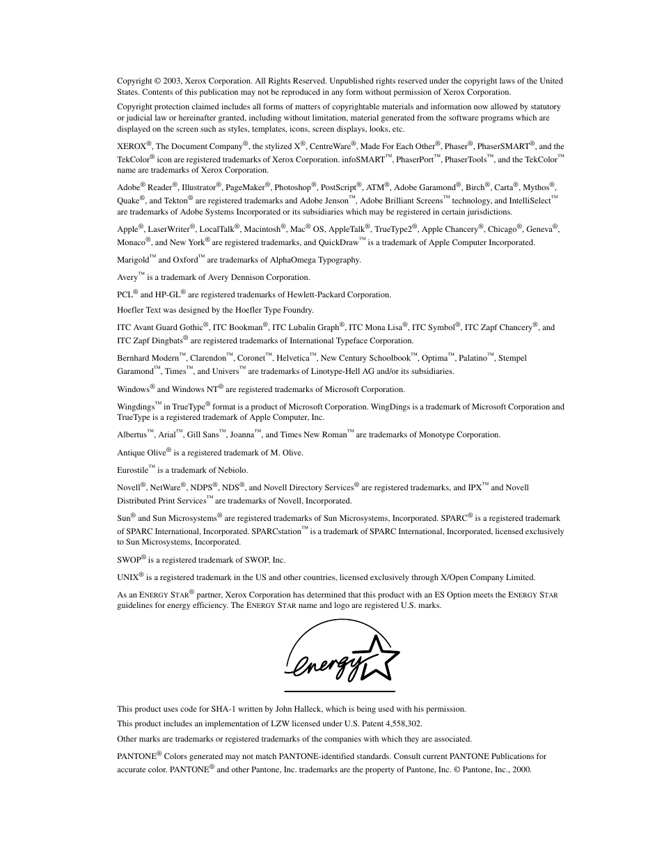 Xerox Phaser Color Printer 8400 User Manual | Page 2 / 203