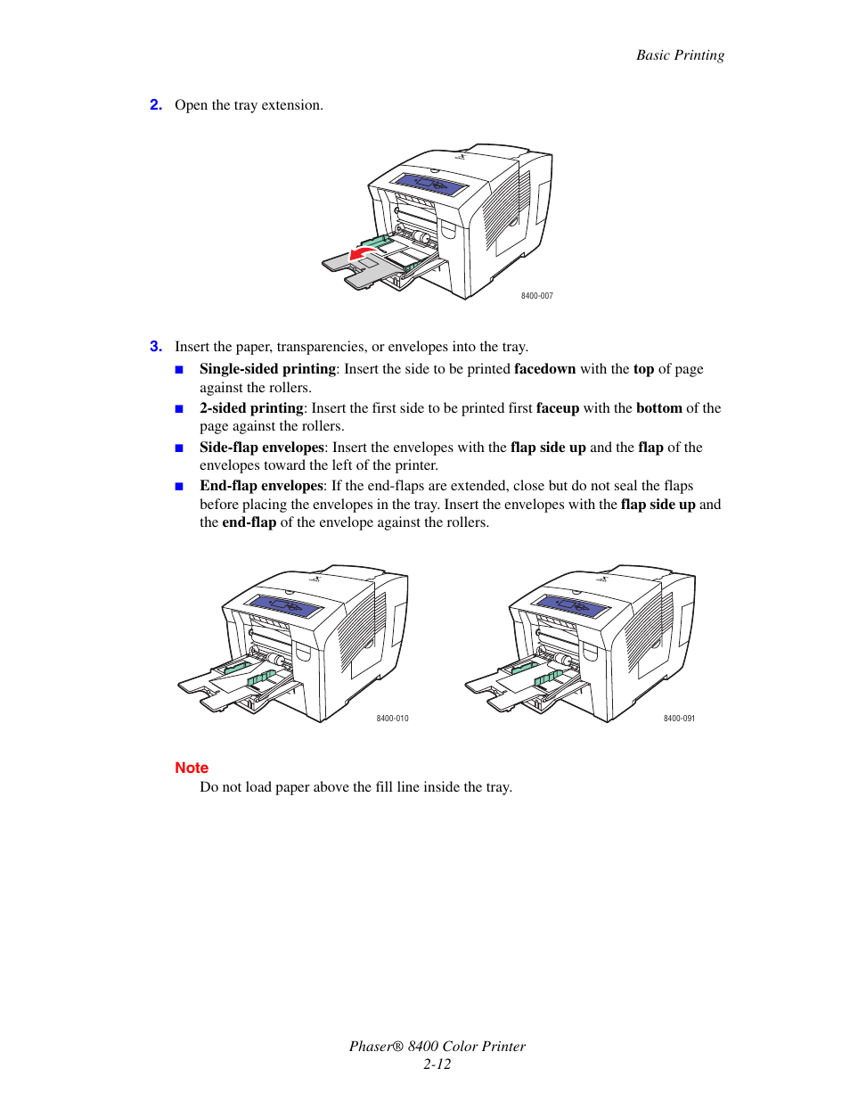 Xerox Phaser Color Printer 8400 User Manual | Page 43 / 203