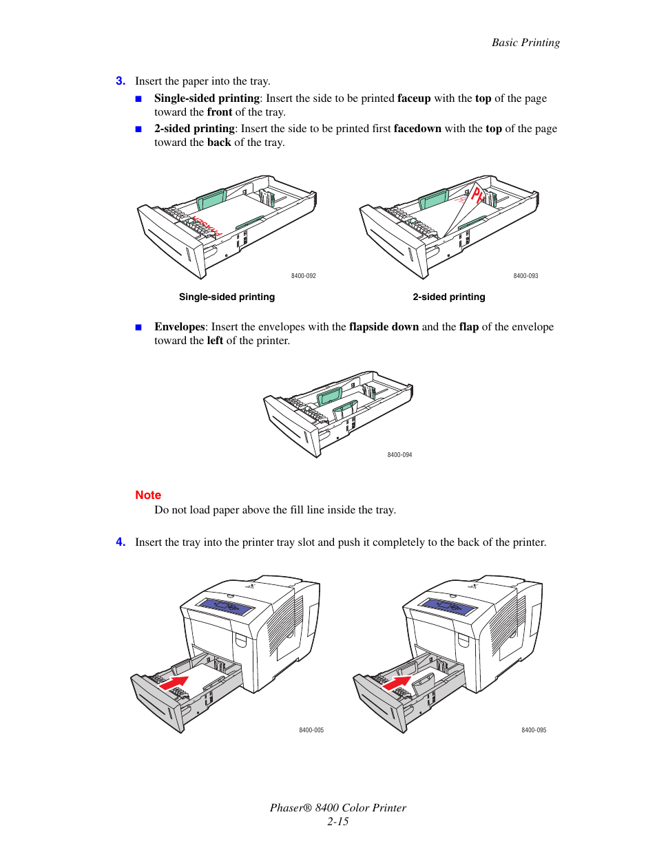 Xerox Phaser Color Printer 8400 User Manual | Page 46 / 203