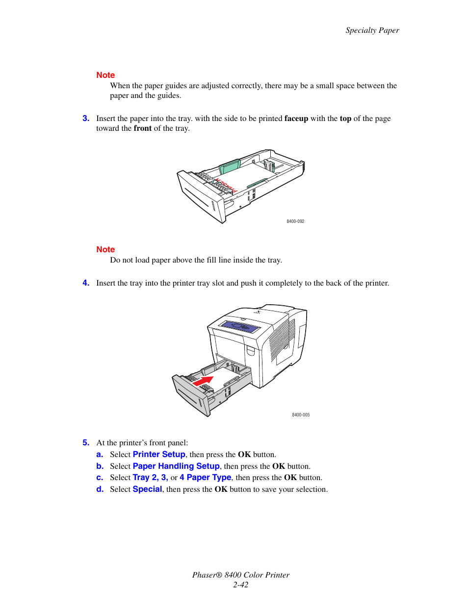 Xerox Phaser Color Printer 8400 User Manual | Page 73 / 203