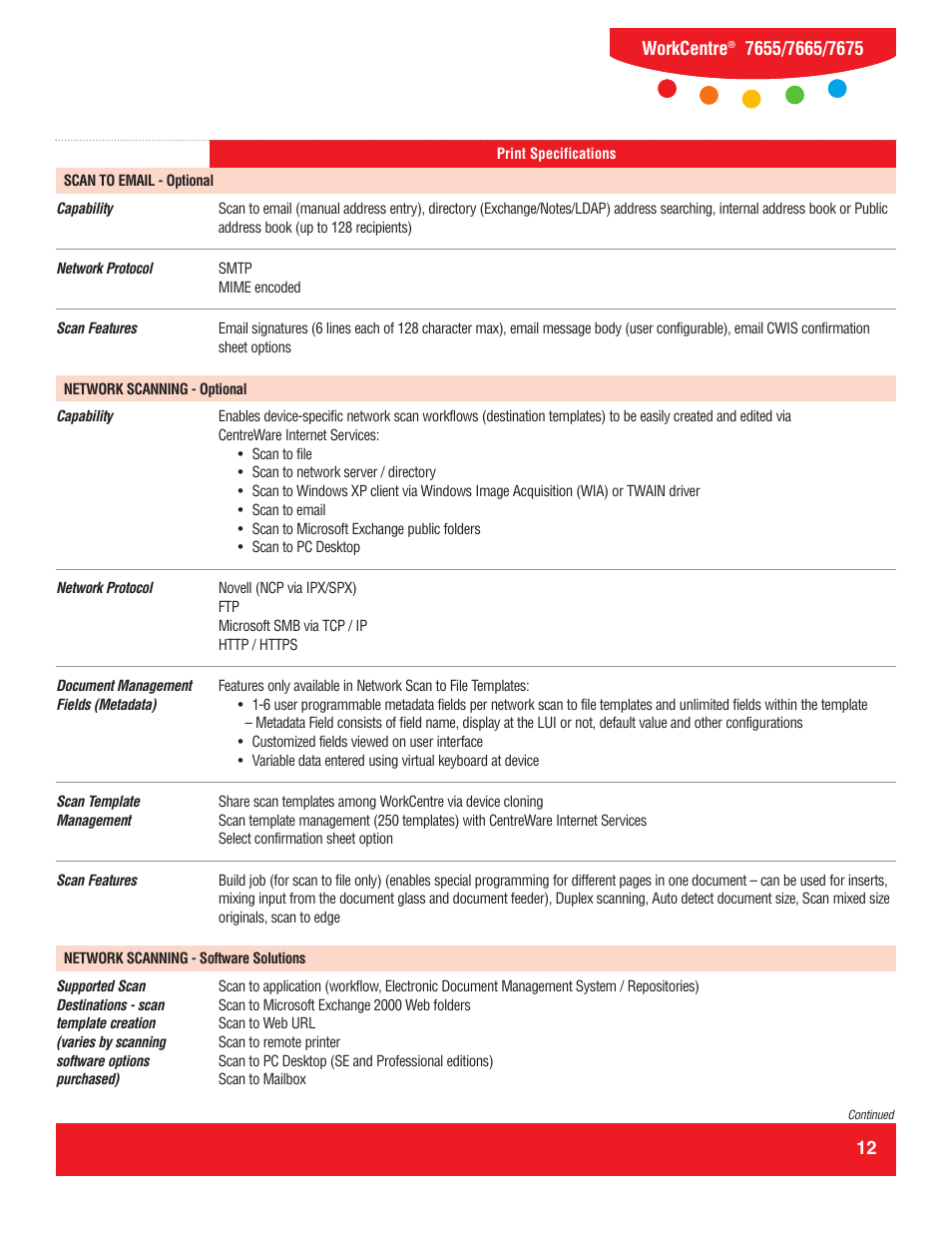 Workcentre | Xerox WorkCentre 7655 User Manual | Page 12 / 19