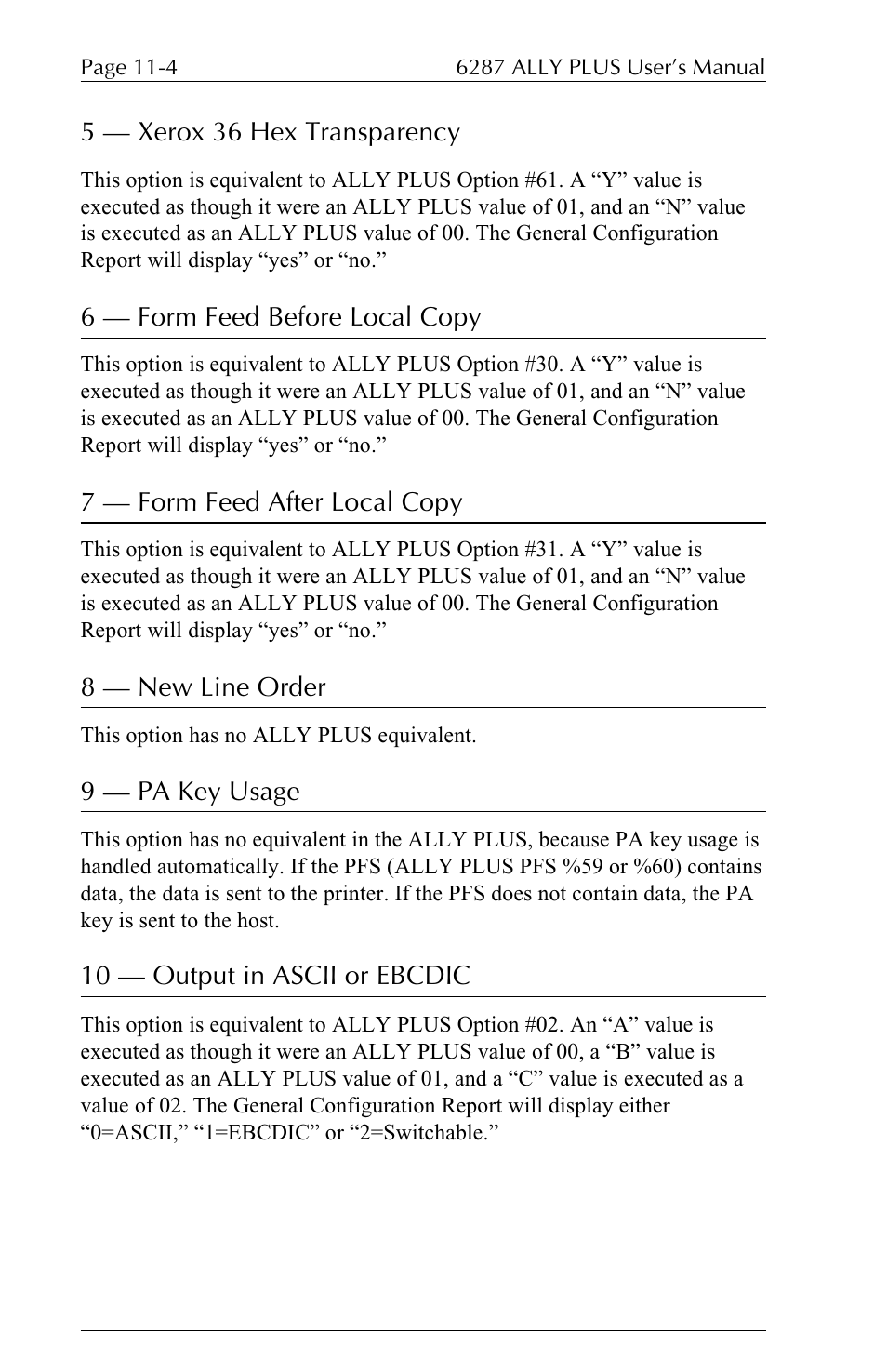 Xerox ALLY PLUSTM 6287 User Manual | Page 130 / 186