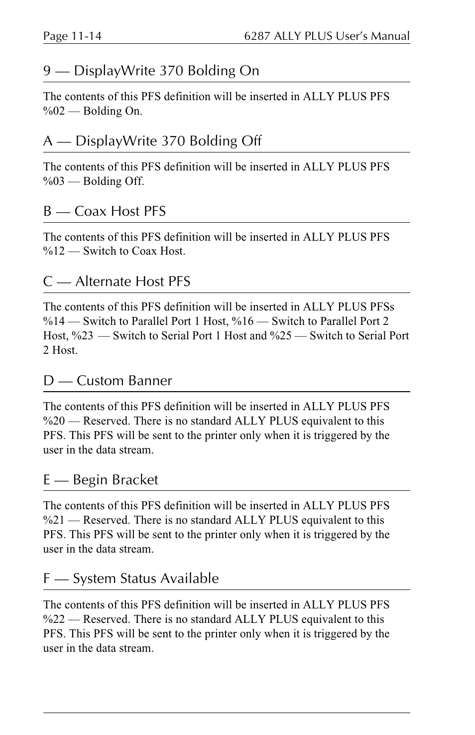 Xerox ALLY PLUSTM 6287 User Manual | Page 140 / 186