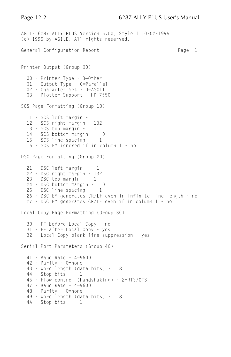 Xerox ALLY PLUSTM 6287 User Manual | Page 146 / 186