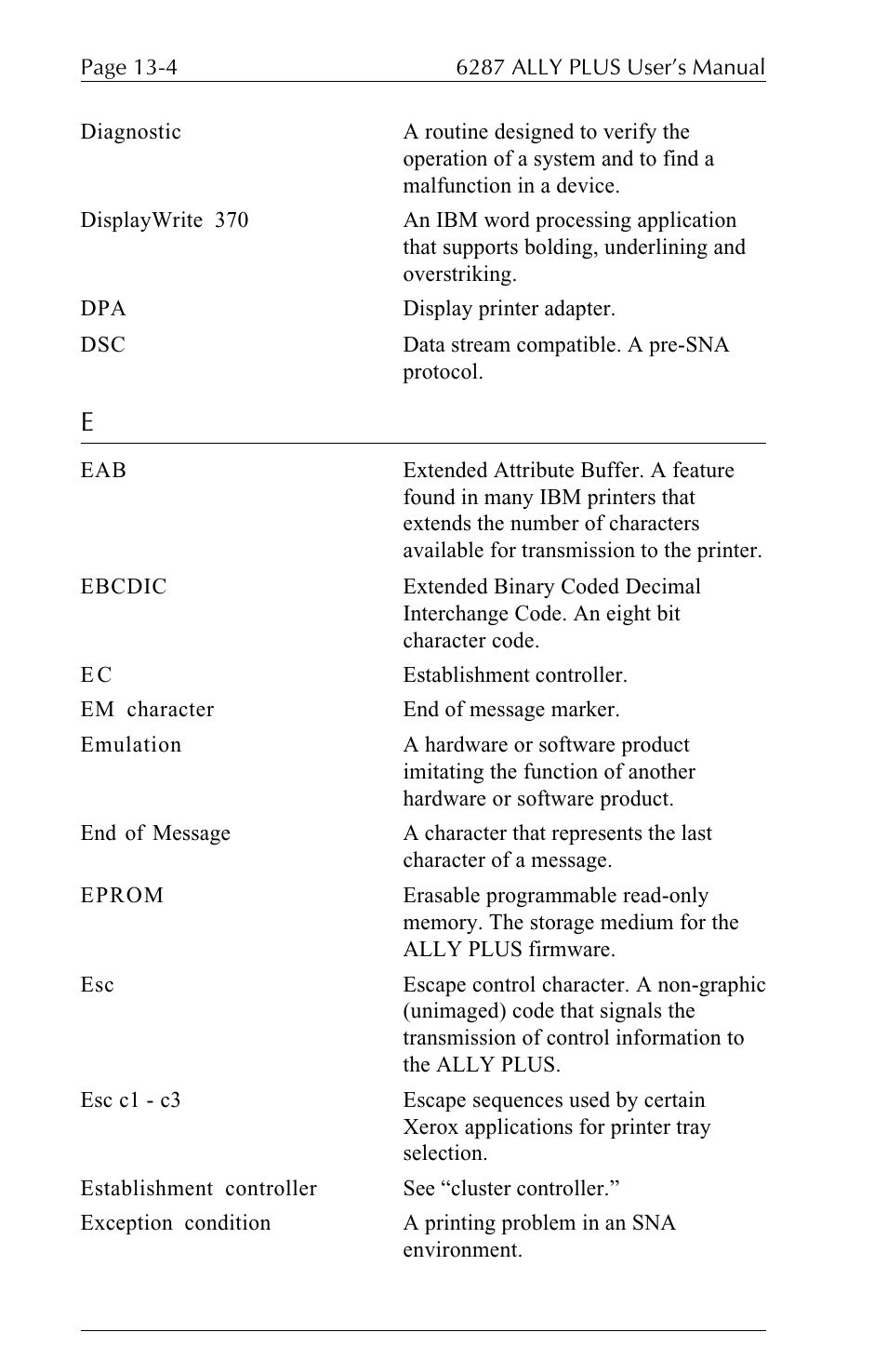 Xerox ALLY PLUSTM 6287 User Manual | Page 176 / 186