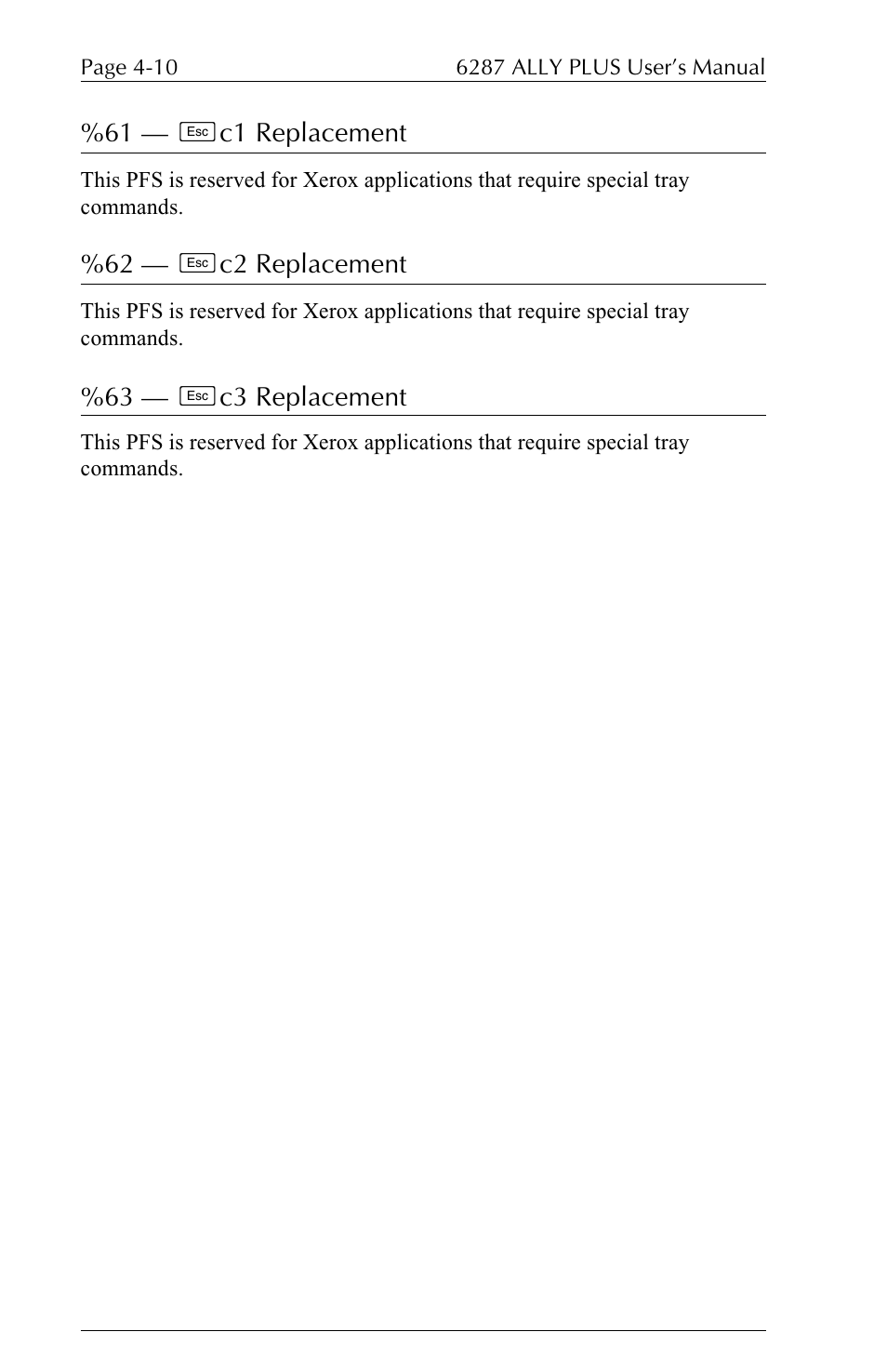 Xerox ALLY PLUSTM 6287 User Manual | Page 84 / 186