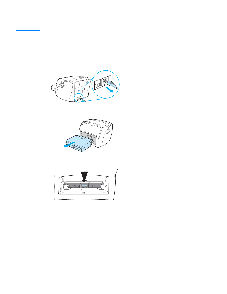 Changing the printer separation pad, Changing the printer, Separation pad | Xerox 1150 User Manual | Page 104 / 162