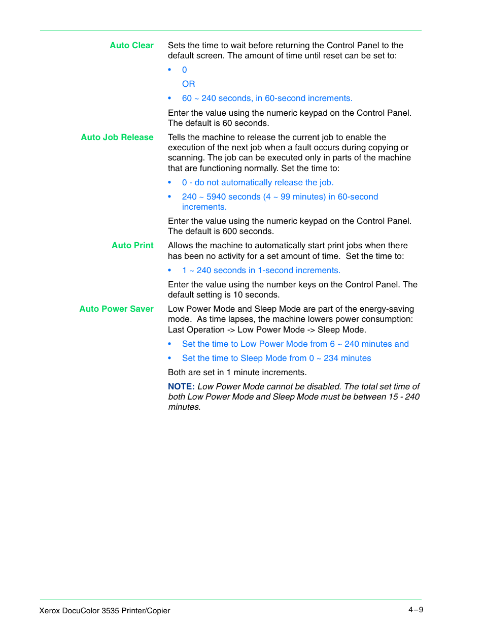 Xerox 3535 User Manual | Page 147 / 268