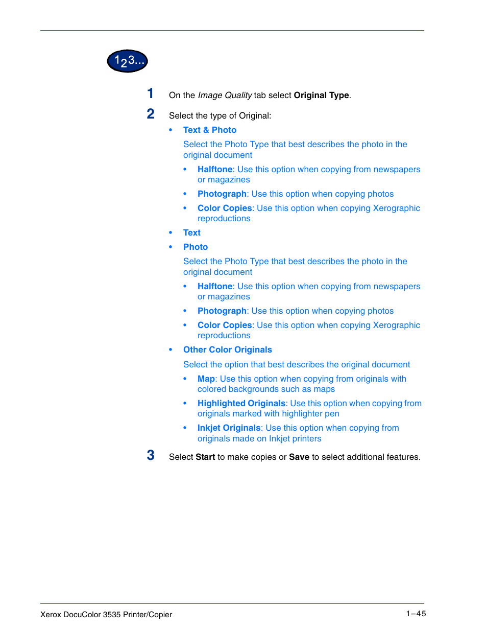 Xerox 3535 User Manual | Page 63 / 268