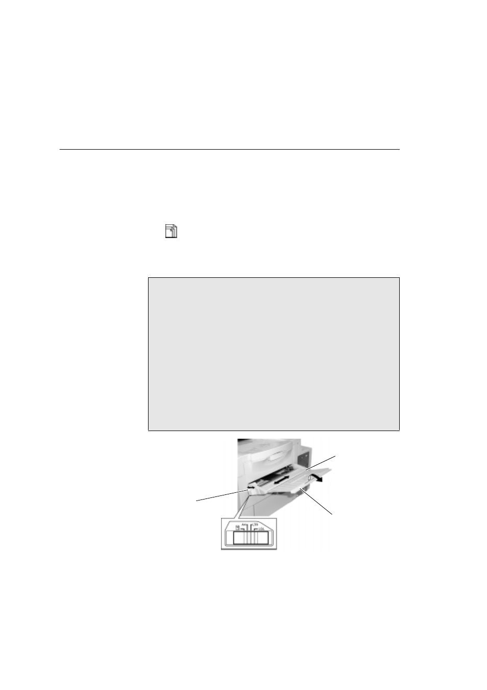 Bypass tray paper size setting, Bypass tray paper size setting -42 | Xerox 785 User Manual | Page 62 / 368