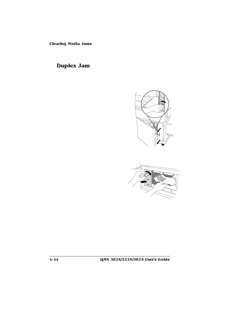 Duplex jam | Xerox 2025 User Manual | Page 104 / 222