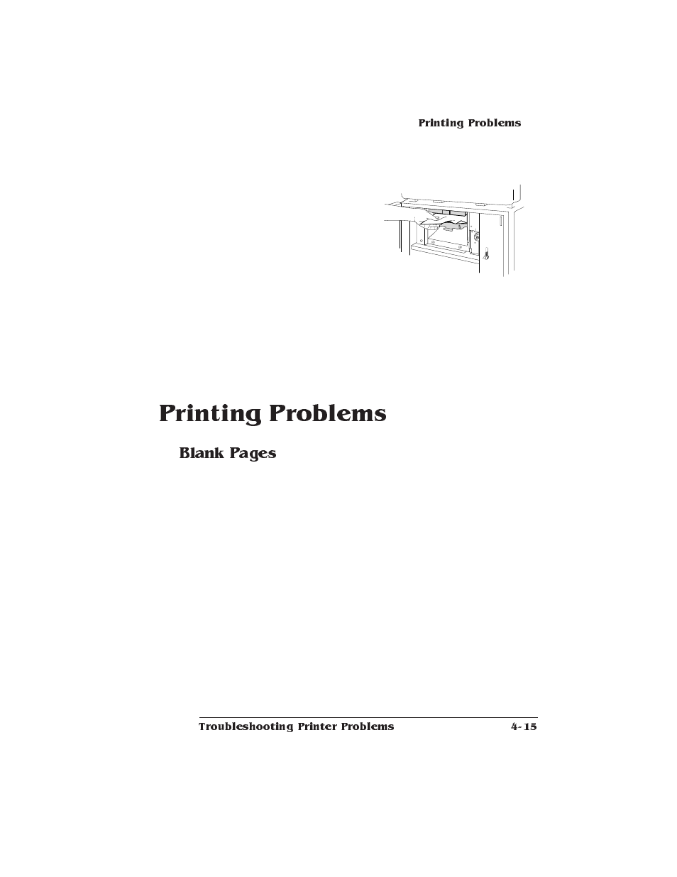Printing problems, Blank pages | Xerox 2025 User Manual | Page 105 / 222