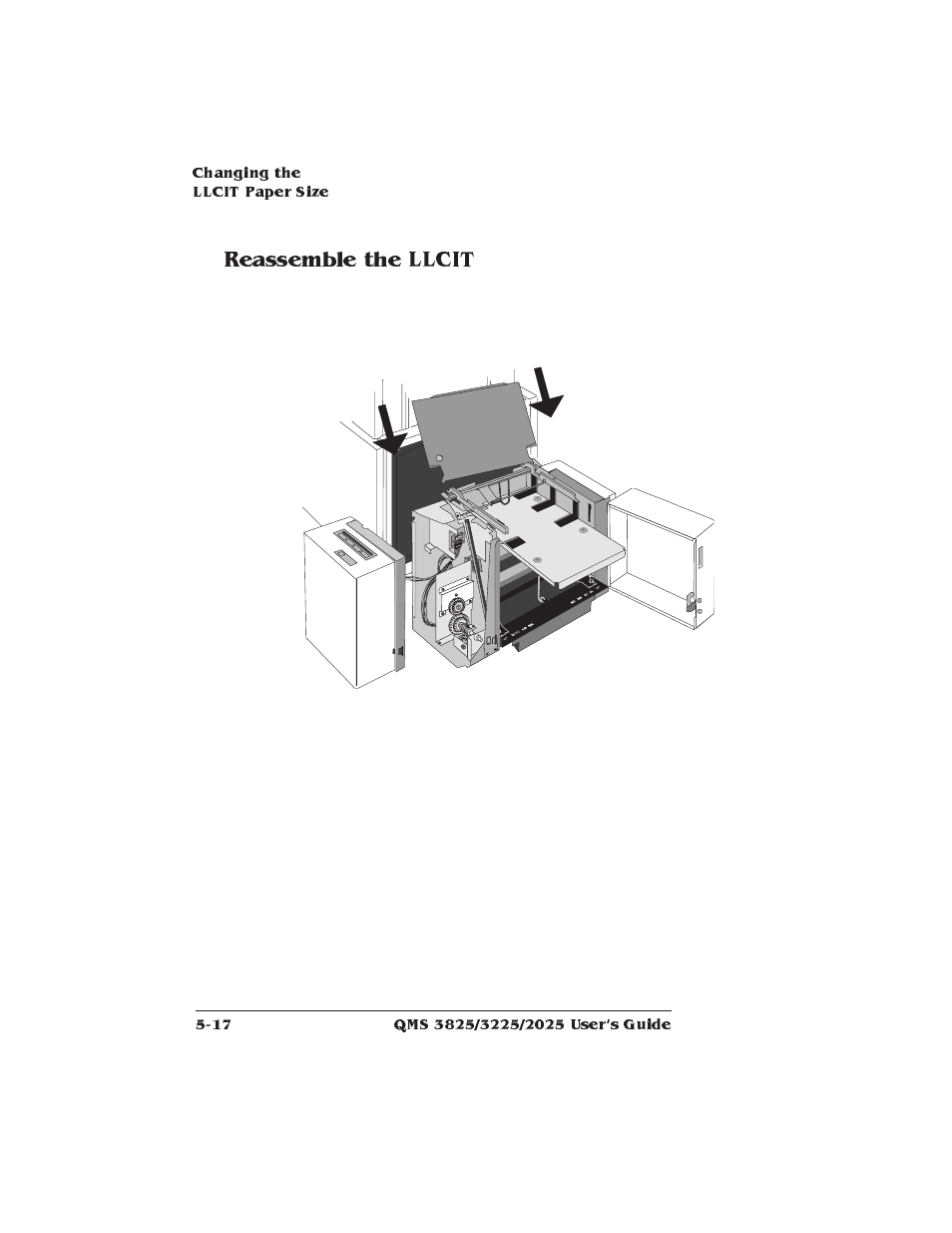 Reassemble the llcit | Xerox 2025 User Manual | Page 125 / 222