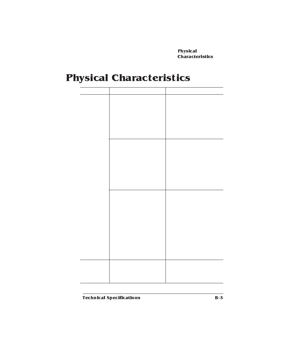 Physical characteristics | Xerox 2025 User Manual | Page 137 / 222