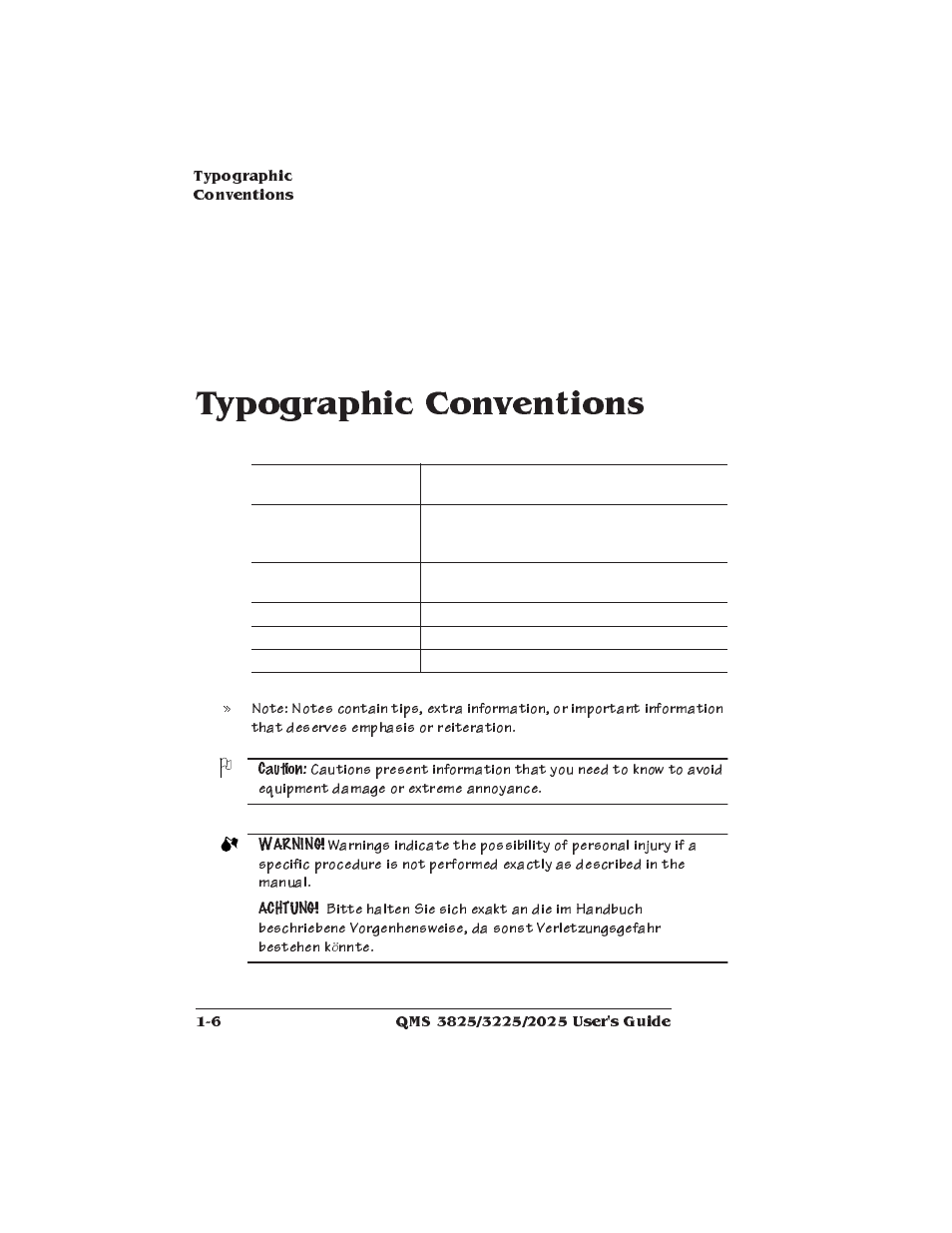 Typographic conventions | Xerox 2025 User Manual | Page 16 / 222