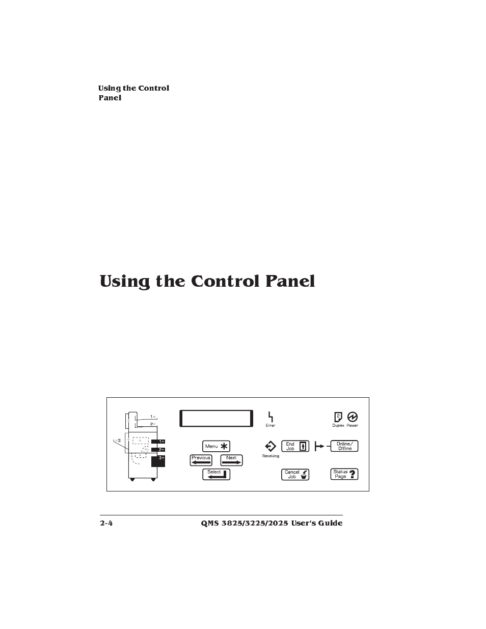 Using the control panel, How to use the control panel | Xerox 2025 User Manual | Page 32 / 222