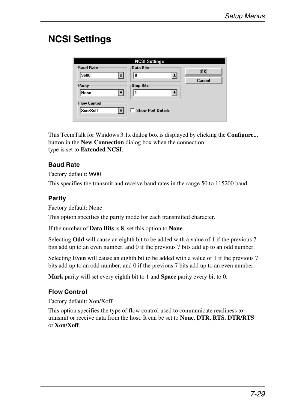 Ncsi settings, Ncsi settings menu, Ncsi settings -29 | Xerox -05W User Manual | Page 103 / 370