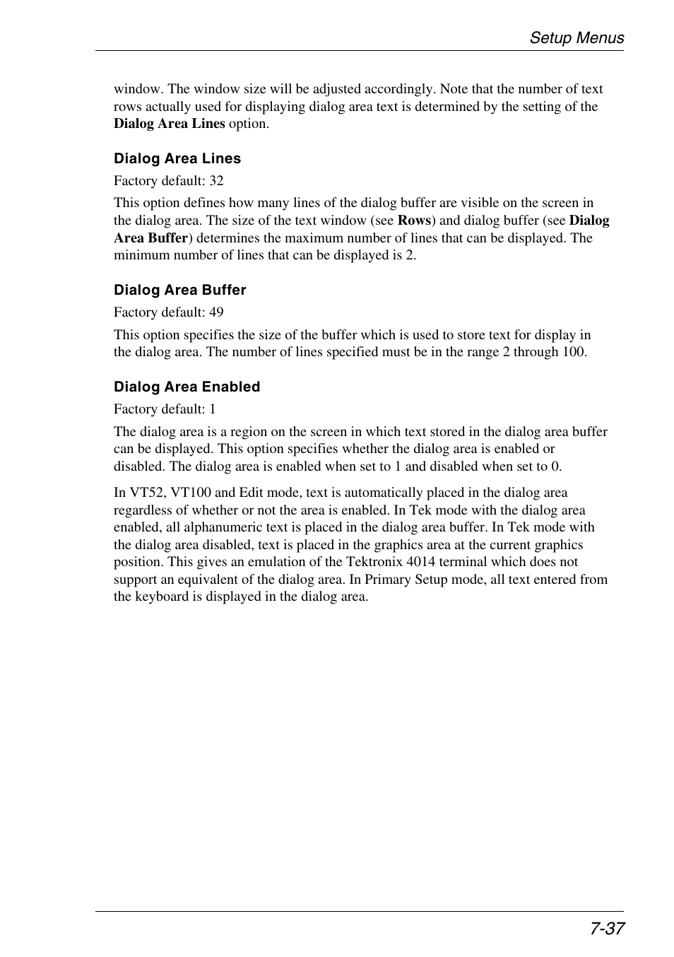 Buffer size, Enable, Lines visible | Xerox -05W User Manual | Page 111 / 370