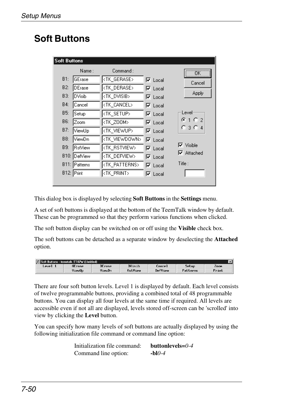 Soft buttons, Settings menu, Soft buttons -50 | Xerox -05W User Manual | Page 124 / 370