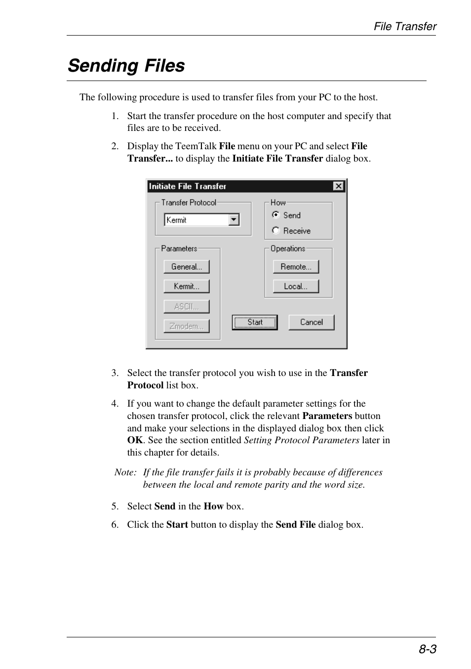 Sending files, Sending files -3 | Xerox -05W User Manual | Page 135 / 370