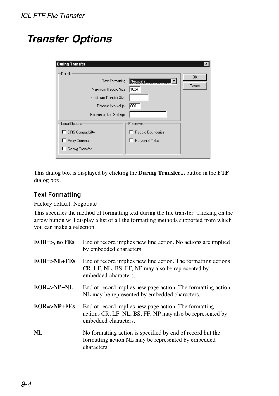 Transfer options, Transfer options -4 | Xerox -05W User Manual | Page 156 / 370