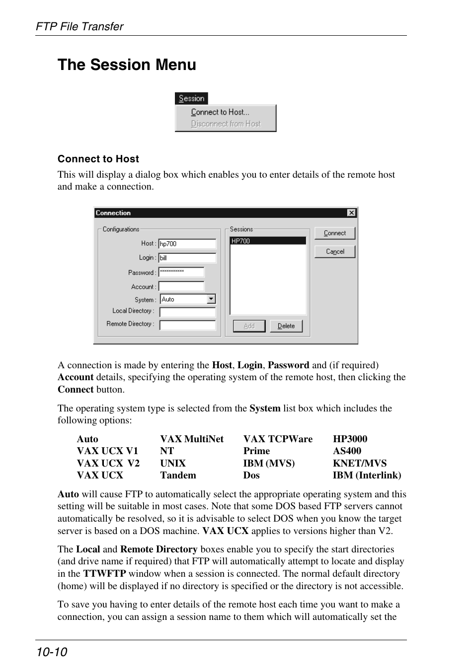 The session menu, The session menu -10 | Xerox -05W User Manual | Page 172 / 370