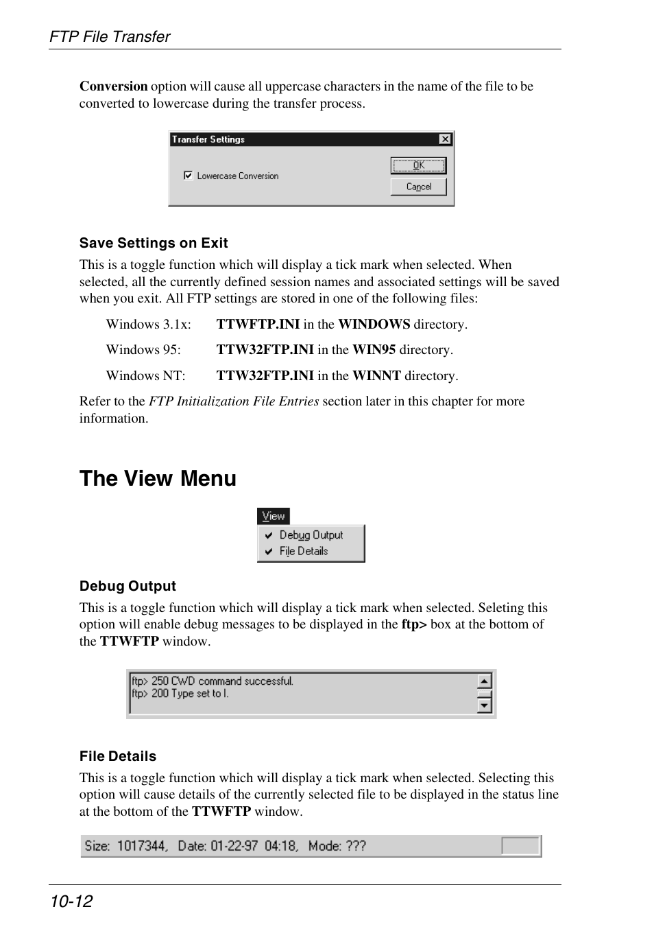 The view menu, The view menu -12 | Xerox -05W User Manual | Page 174 / 370