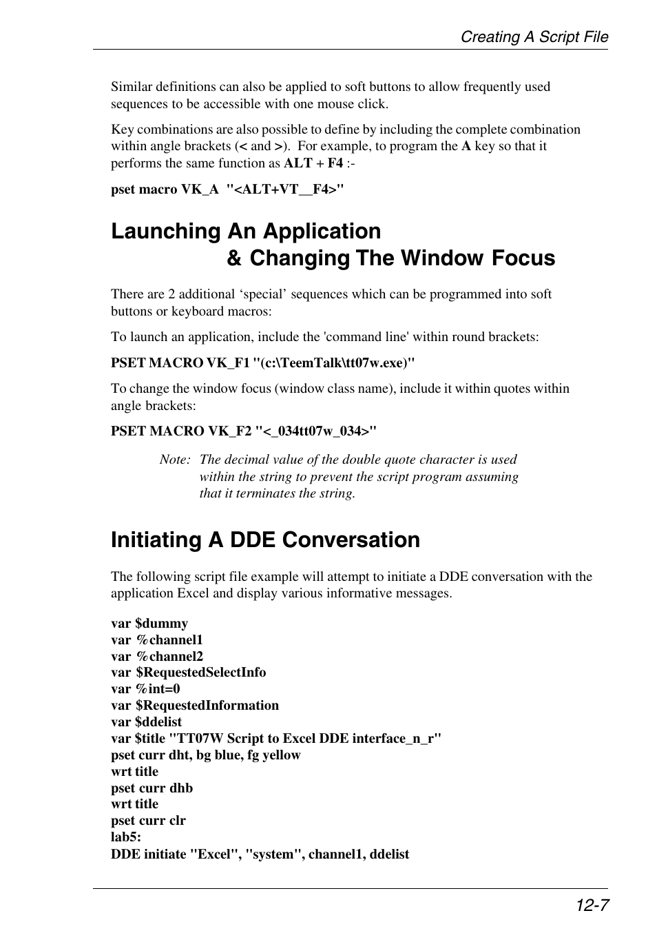 Initiating a dde conversation | Xerox -05W User Manual | Page 211 / 370