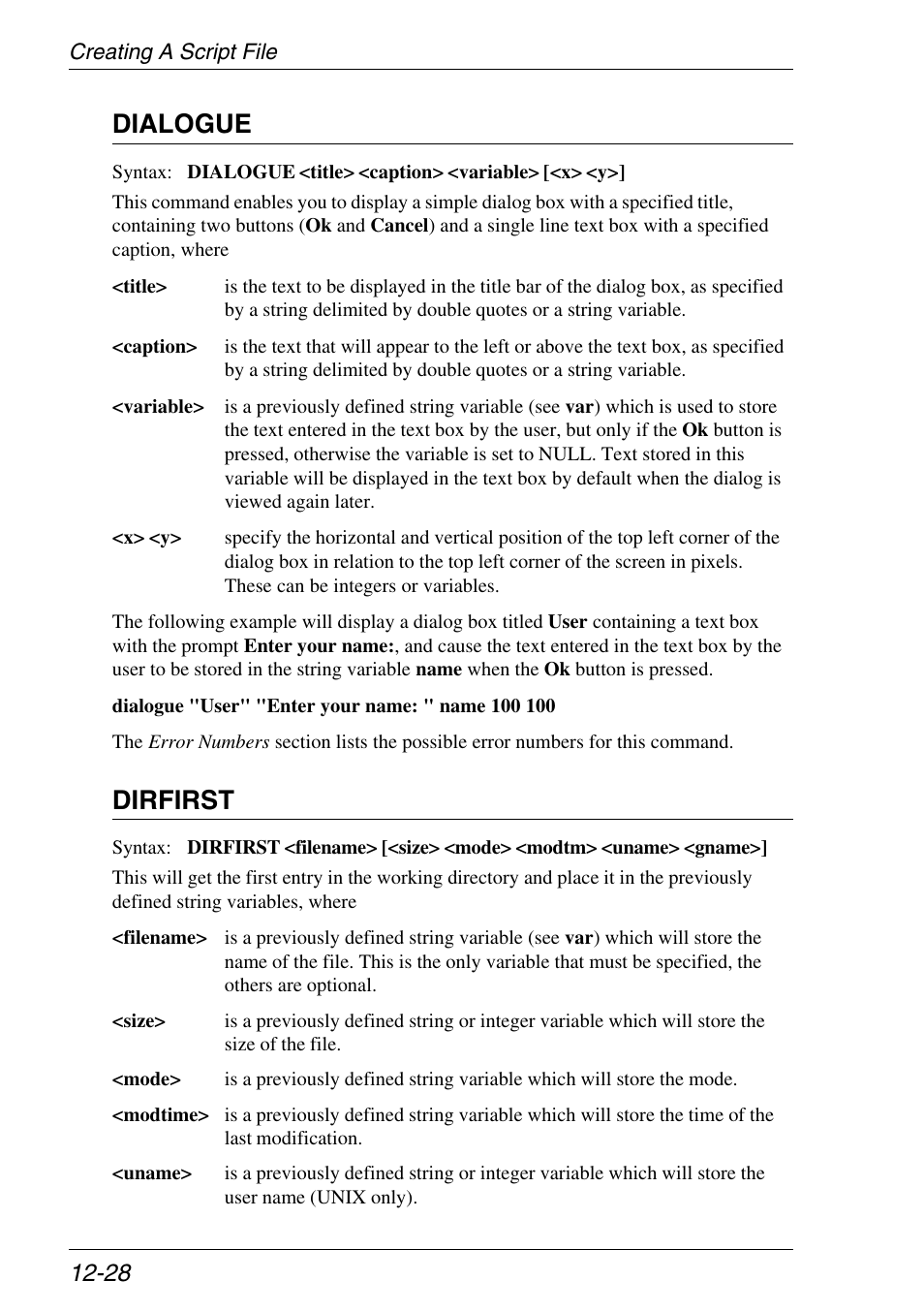 Dialogue, Dirfirst | Xerox -05W User Manual | Page 232 / 370