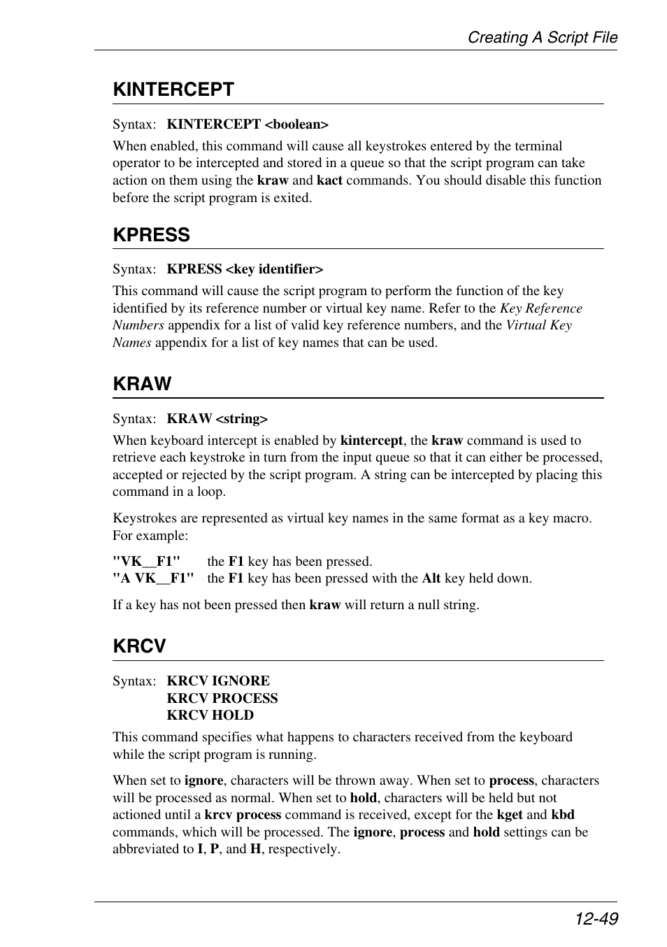 Kintercept, Kpress, Kraw | Krcv | Xerox -05W User Manual | Page 253 / 370