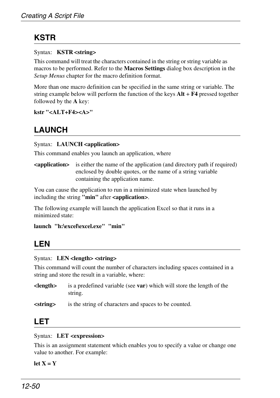 Kstr, Launch | Xerox -05W User Manual | Page 254 / 370