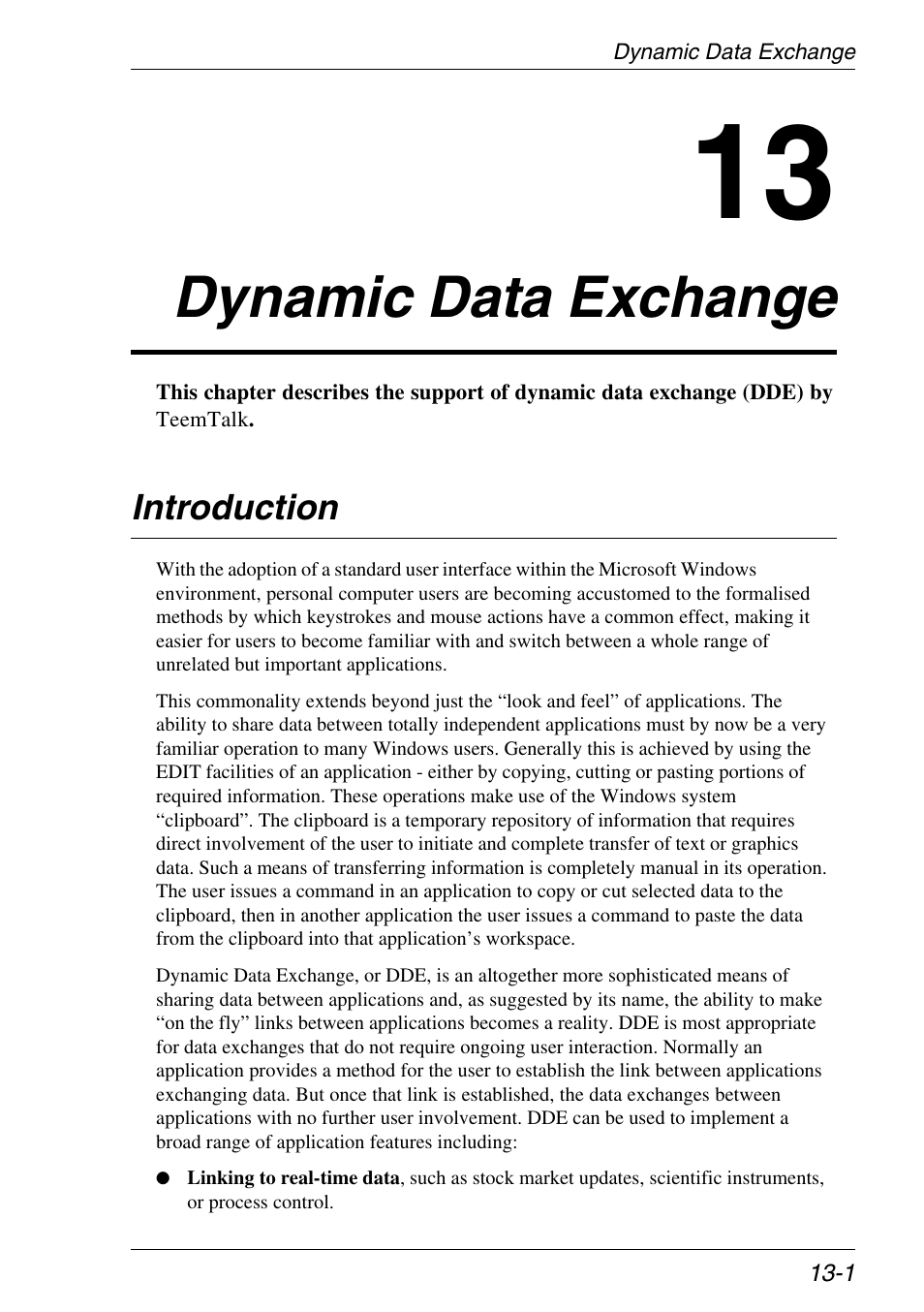 Dynamic data exchange, Introduction, Dynamic data exchange -1 | Introduction -1 | Xerox -05W User Manual | Page 293 / 370