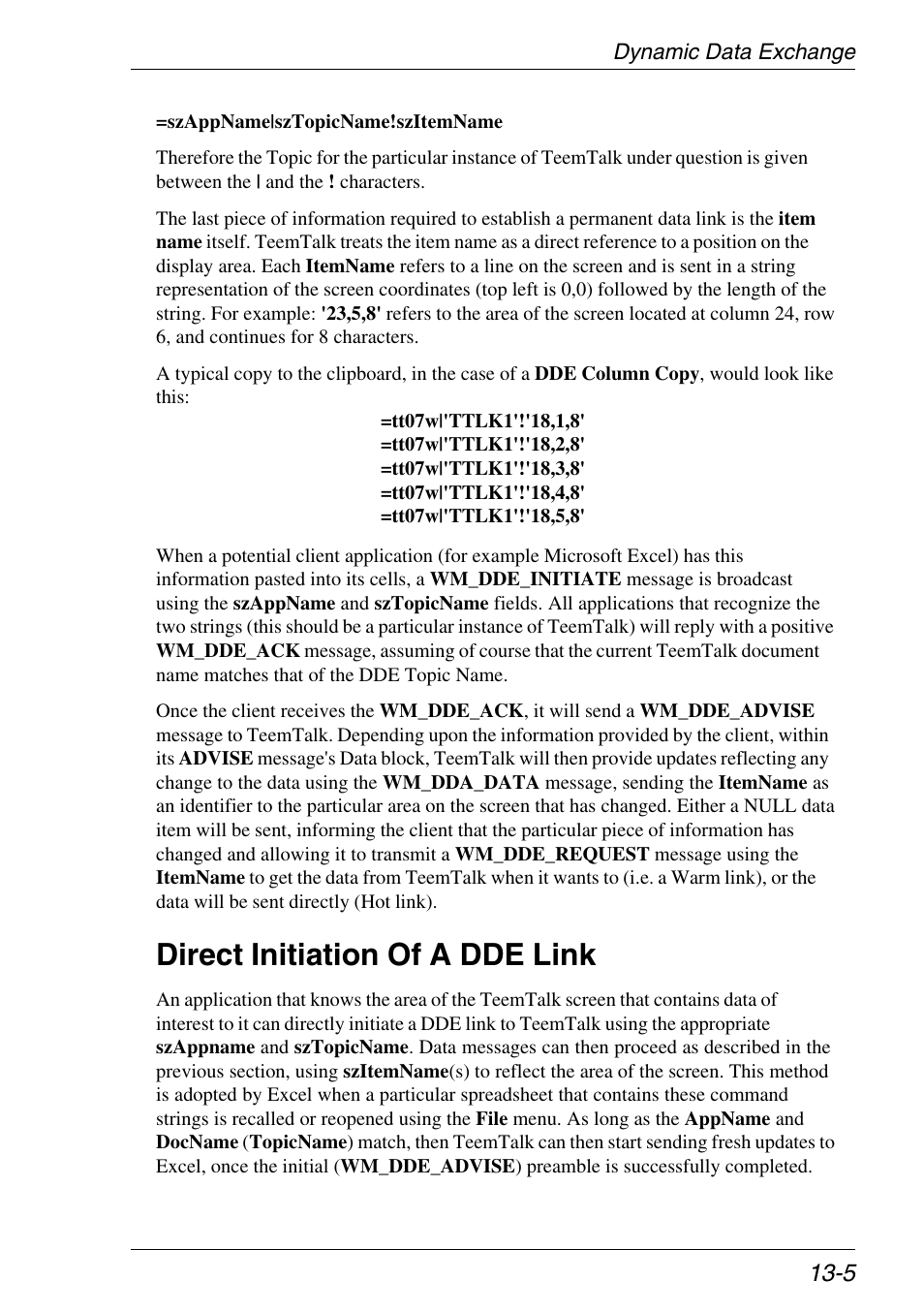 Direct initiation of a dde link | Xerox -05W User Manual | Page 297 / 370