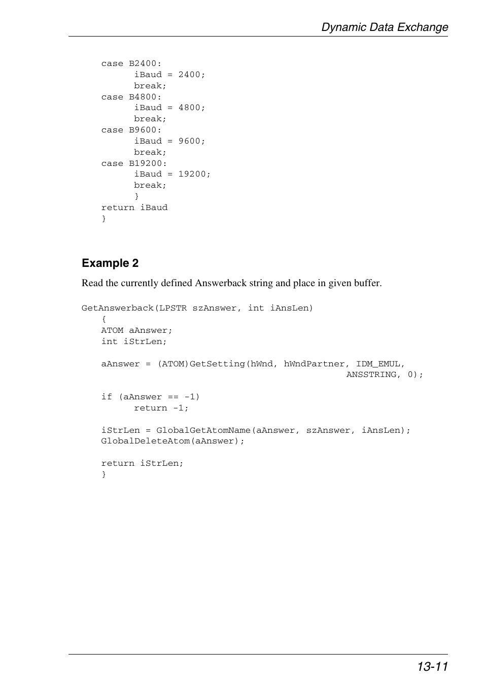 Dynamic data exchange, Example 2 | Xerox -05W User Manual | Page 303 / 370