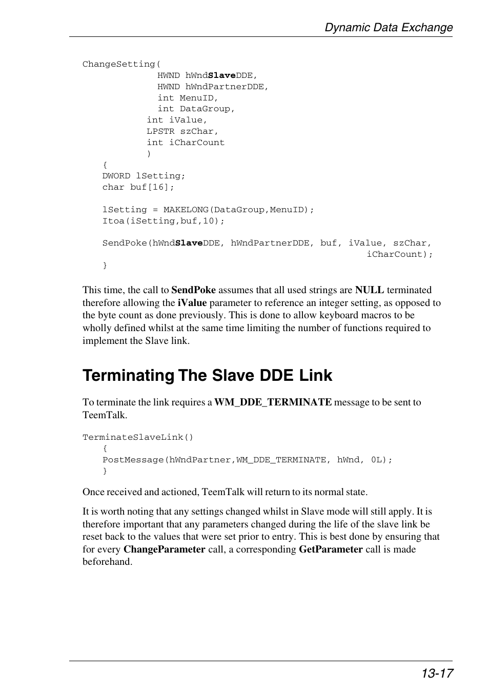 Terminating the slave dde link | Xerox -05W User Manual | Page 309 / 370