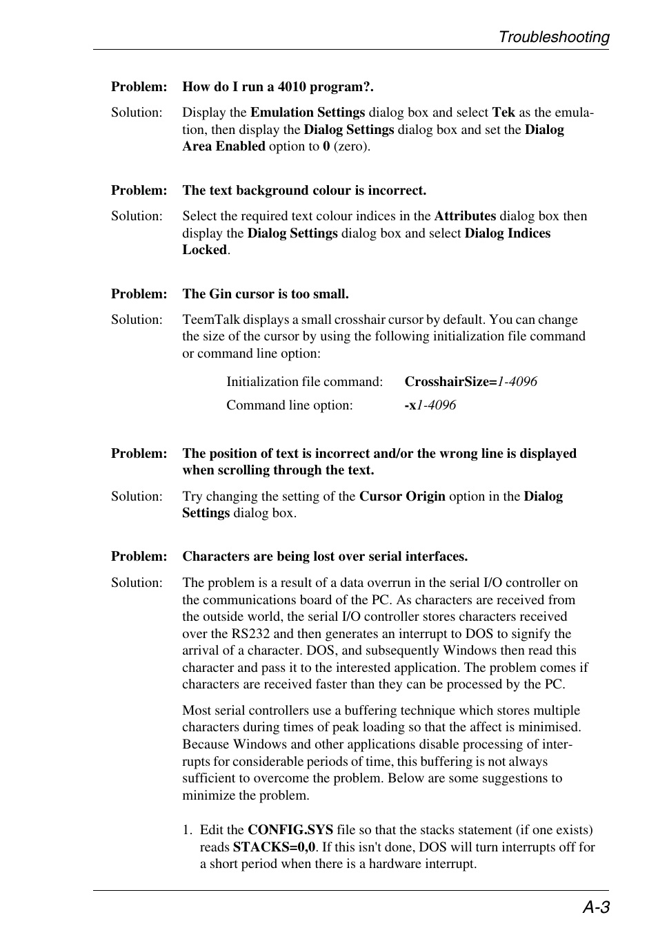 Rs232 overrun errors, Rs232 communications | Xerox -05W User Manual | Page 327 / 370