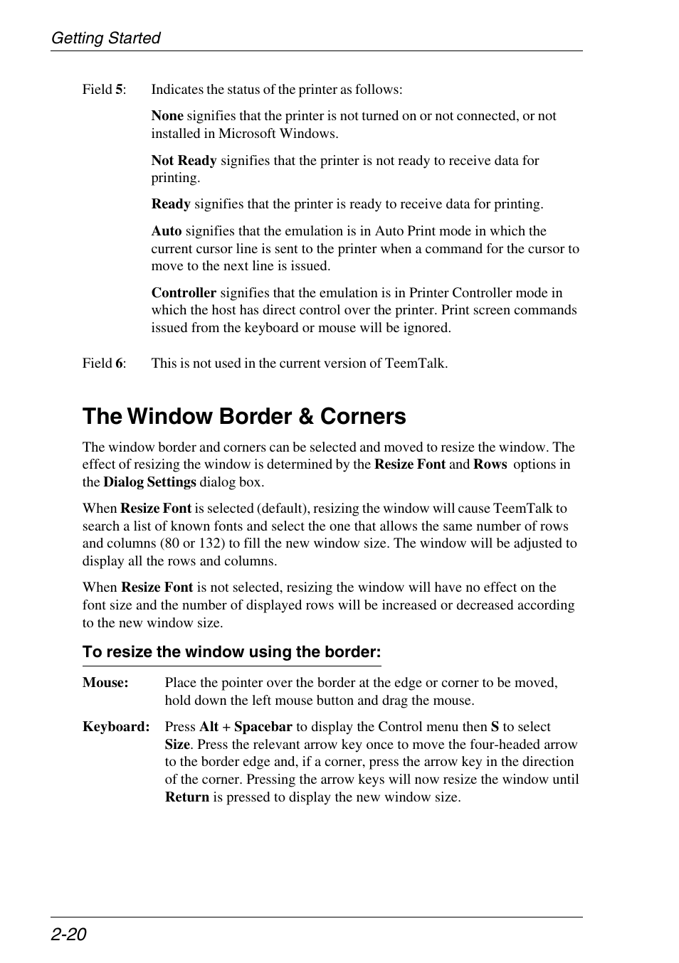 The window border & corners, Window border & corners, Border & corners | The window border & corners -20 | Xerox -05W User Manual | Page 34 / 370