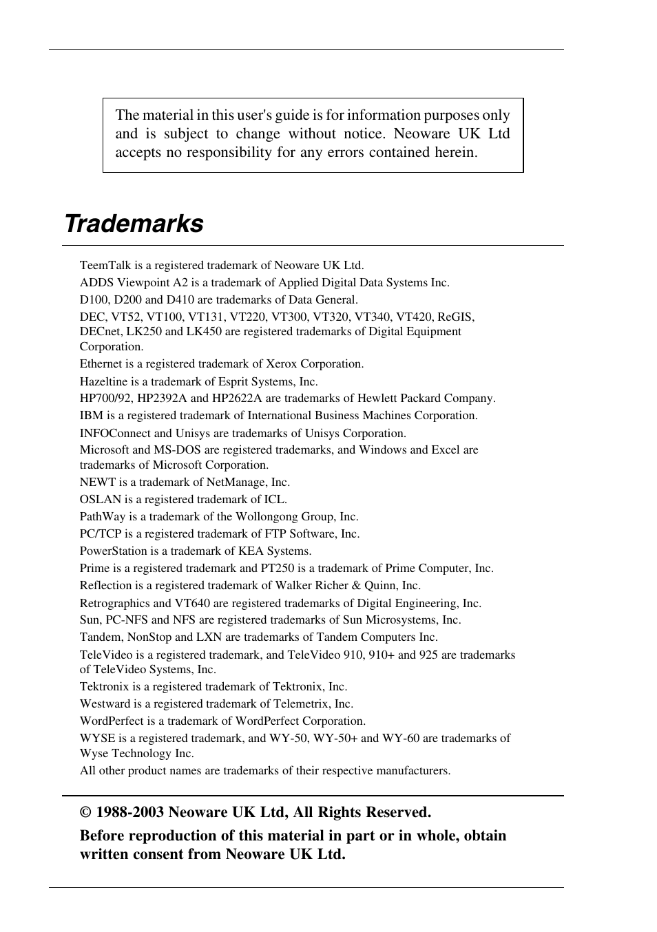 Trademarks | Xerox -05W User Manual | Page 4 / 370