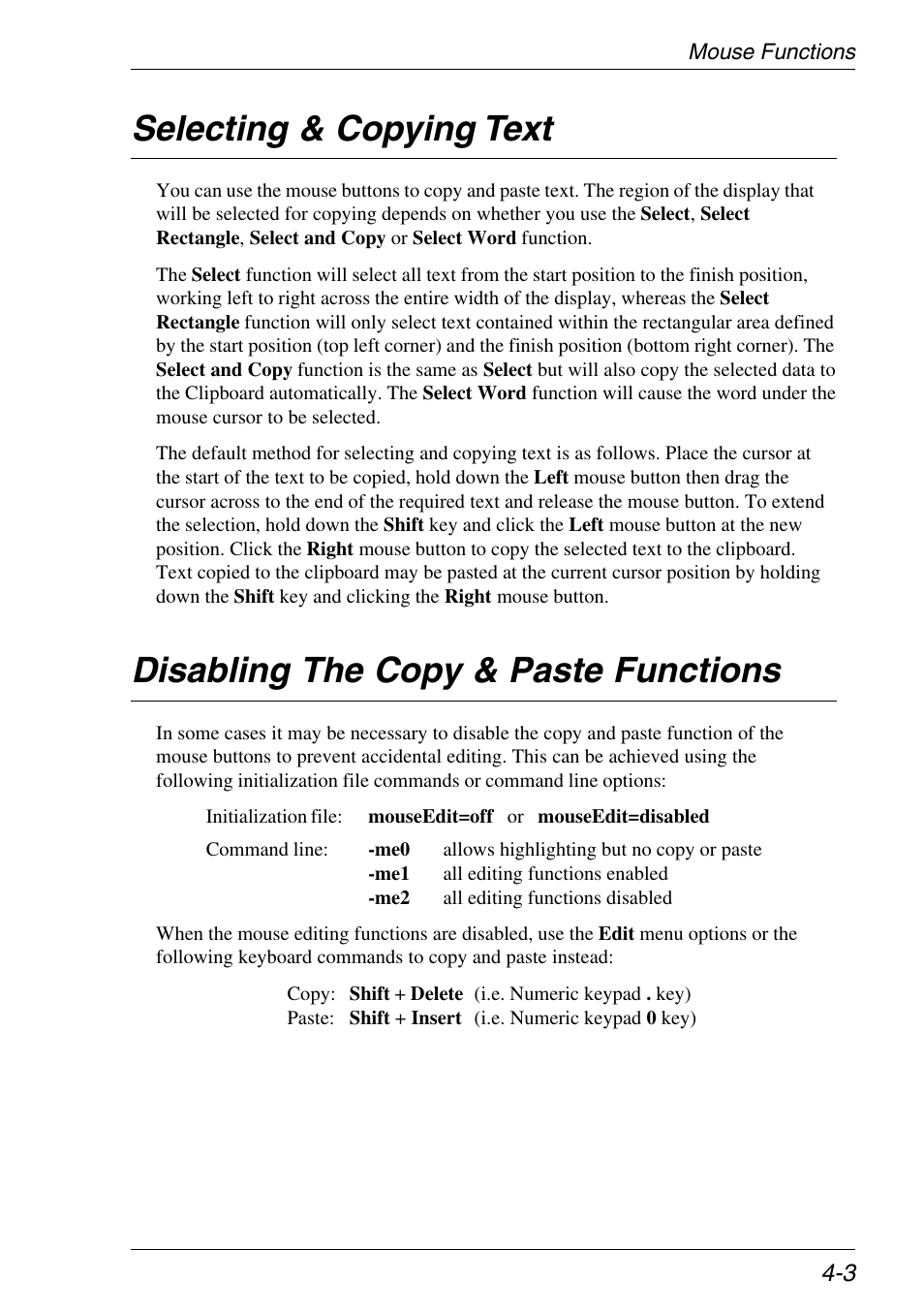 Selecting & copying text, Disabling the copy & paste functions, Disabling | Using keyboard, Select rectangle, Selecting text for copy, Selecting & copying text -3, Disabling the copy & paste functions -3 | Xerox -05W User Manual | Page 61 / 370