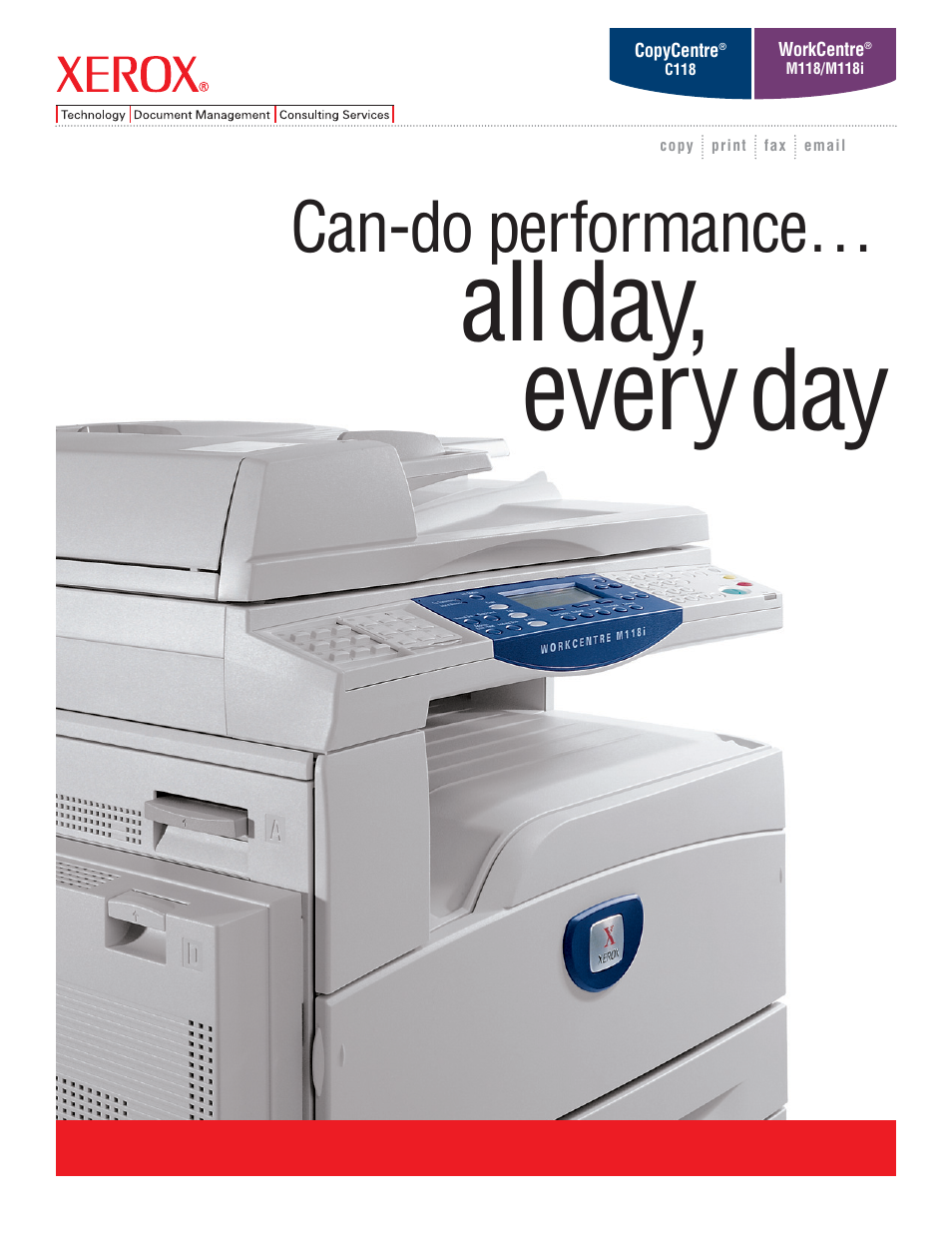 Xerox M118 User Manual | 4 pages