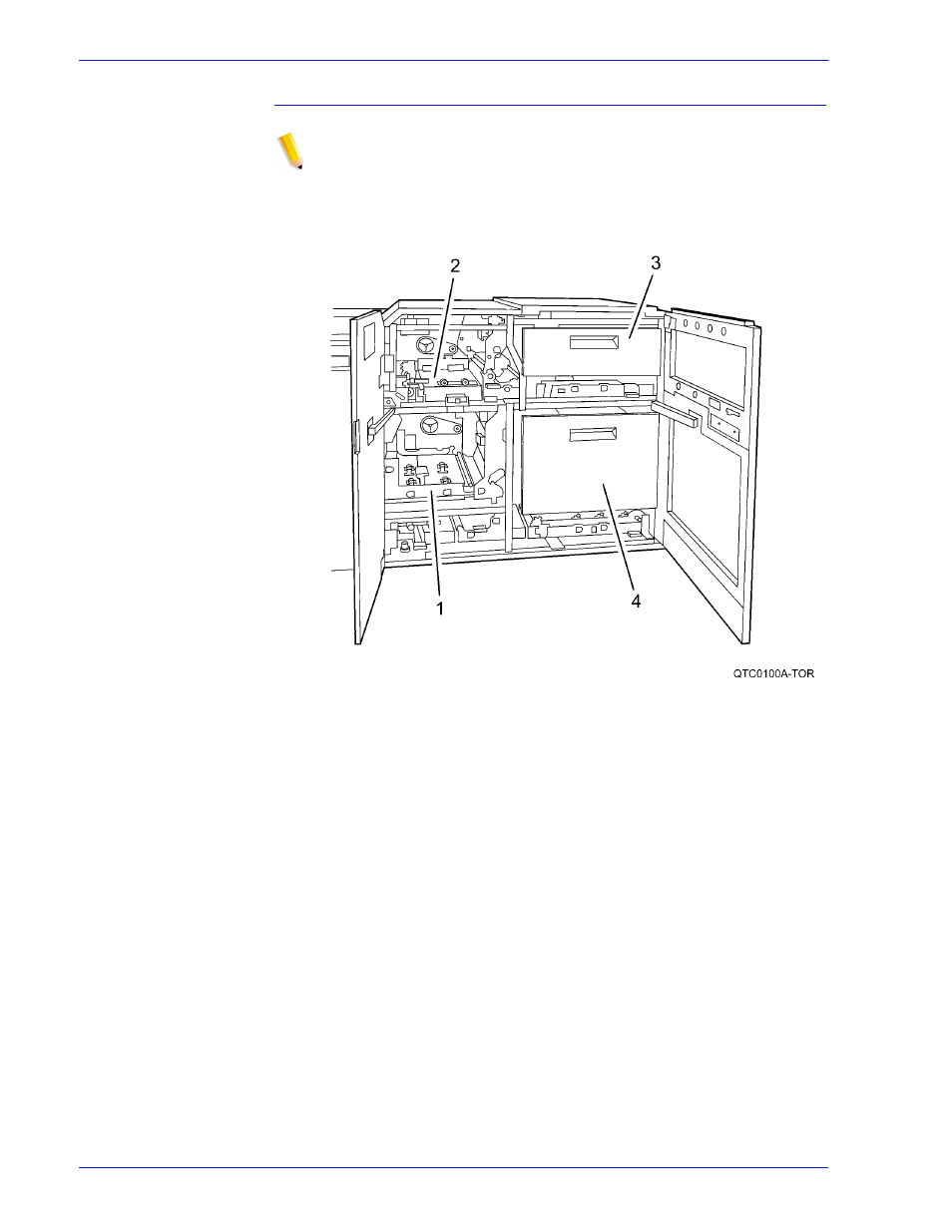 Paper transport (lower), Paper transport (upper), Inserter tray | Feeder/inserter tray | Xerox 128 User Manual | Page 33 / 174