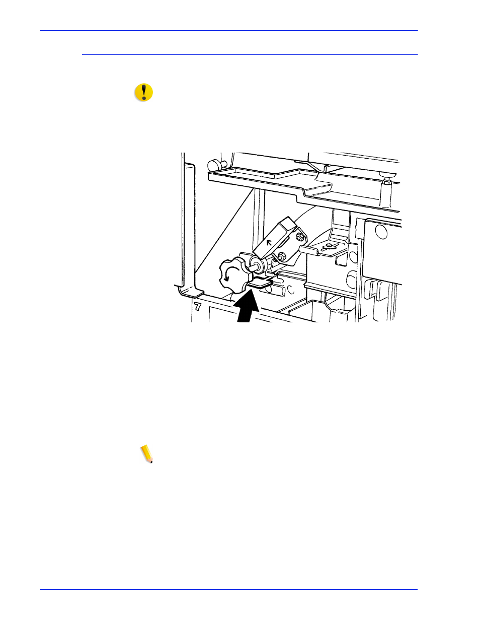 Adjusting the decurler lever, Adjusting the decurler lever -11 | Xerox 128 User Manual | Page 57 / 174