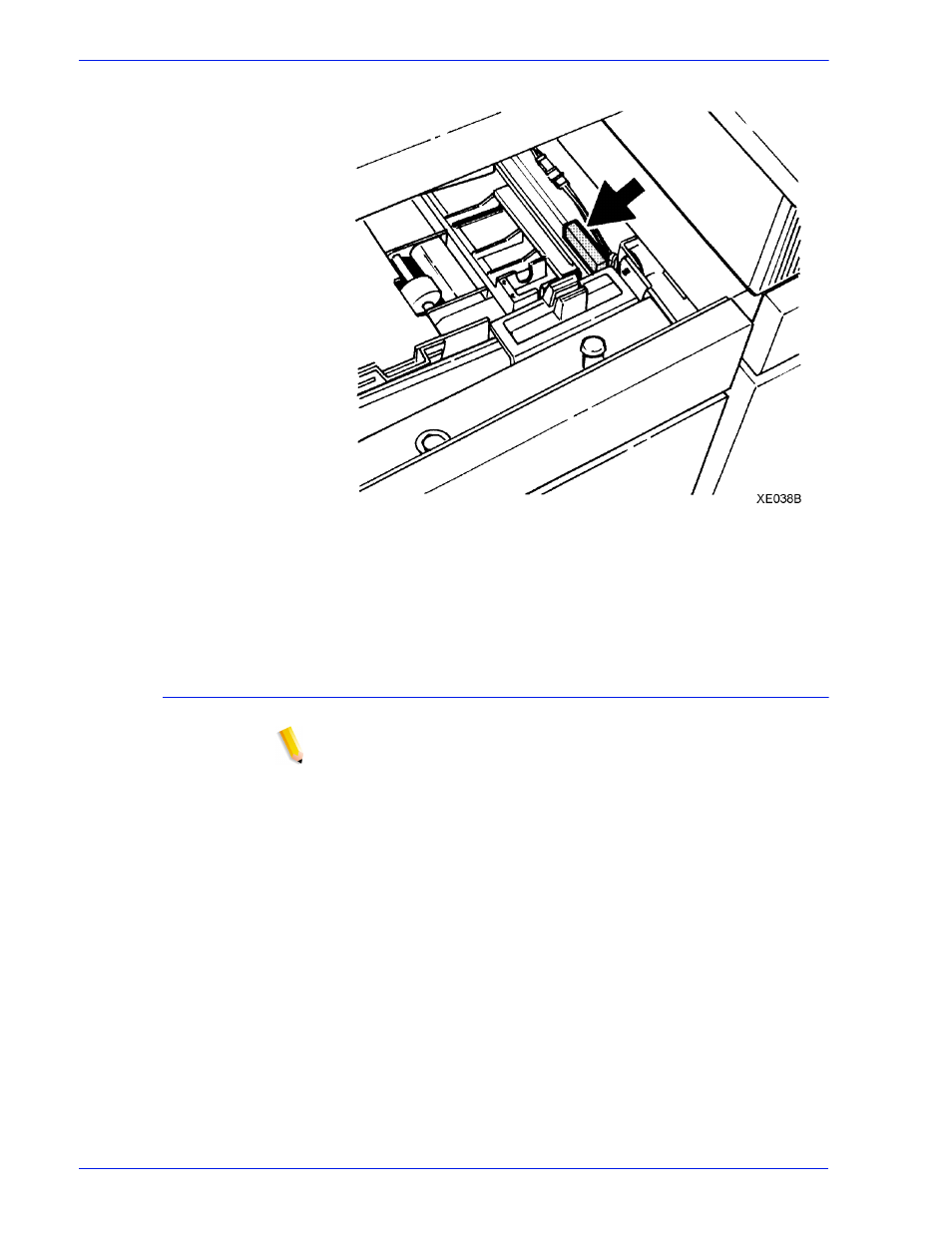 Clearing the q1202 and q1203 sensors, Clearing the q1202 and q1203 sensors -41 | Xerox 128 User Manual | Page 87 / 174