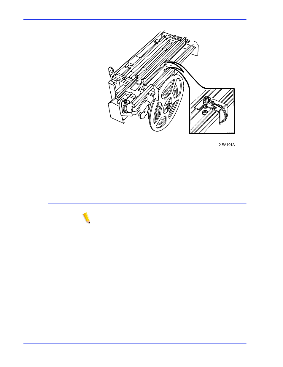 Clearing the q1221, q1218, and q1227 sensors, Clearing the q1221, q1218, and q1227 sensors -46 | Xerox 128 User Manual | Page 92 / 174